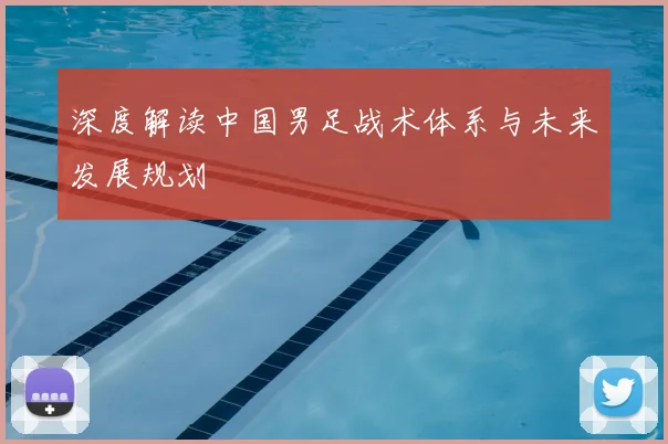 深度解读中国男足战术体系与未来发展规划